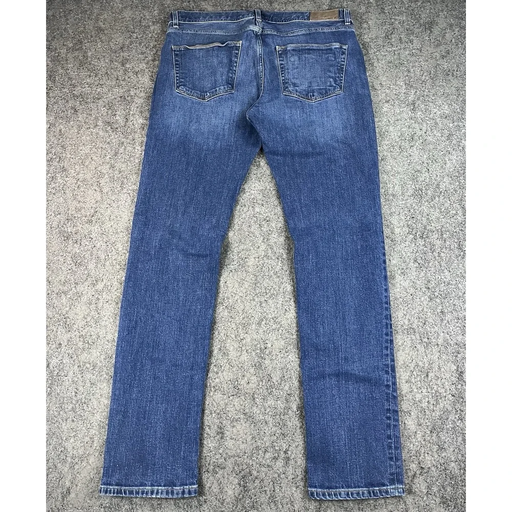 Johnnie O Dos Stretch 5-Pocket Jeans Mens 36x34 Blue Dark Wash Denim Noon EUC